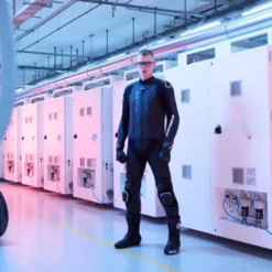 Tuta Divisa In Pelle Spidi Laser Touring Nero