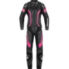 Tuta Donna Divisa In Pelle Spidi Laser Touring Lady Nero Fucsia