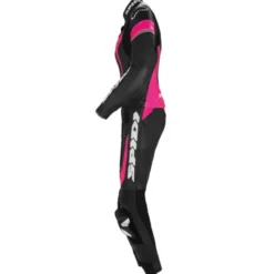 Tuta Donna Divisa In Pelle Spidi Laser Touring Lady Nero Fucsia