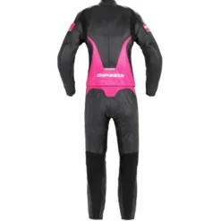 Tuta Donna Divisa In Pelle Spidi Laser Touring Lady Nero Fucsia