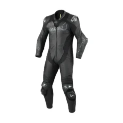 Tuta Intera In Pelle Macna Blitz 1pc Nero