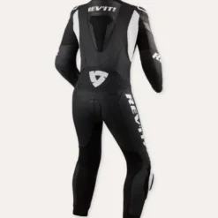Tuta Intera In Pelle Revit Argon 3 Nero Bianco