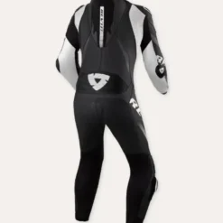 Tuta Intera In Pelle Revit Hyperspeed 3 Nero Bianco