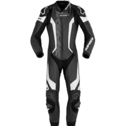 Tuta Intera In Pelle Spidi Laser Pro Perforated Nero Bianco