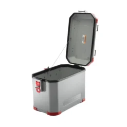 Valigia Laterale MyTech Model-x 39 Litri Grigio Angolari Rossi