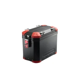 Valigia Laterale MyTech Model-x 39 Litri Nero Angolari Rossi