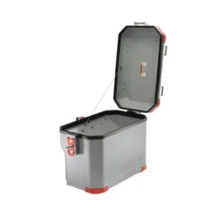 Valigia Laterale Scaricata MyTech Model-x 41 Litri Grigio Angolari Rossi