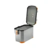 Valigia Laterale Scaricata MyTech Model-x 32 Litri Grigio Angolari Arancioni