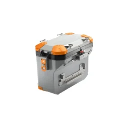 Valigia Laterale Scaricata MyTech Model-x 32 Litri Grigio Angolari Arancioni