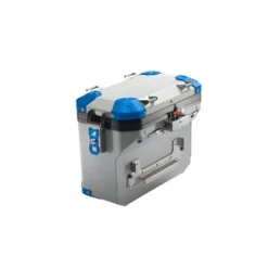 Valigia Laterale Scaricata MyTech Model-x 32 Litri Grigio Angolari Blu