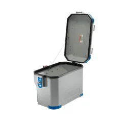 Valigia Laterale Scaricata MyTech Model-x 32 Litri Grigio Angolari Blu