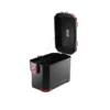 Valigia Laterale Scaricata MyTech Model-x 32 Litri Nero Angolari Rossi