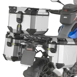 Valigia Laterale Sinistra Givi Trekker Outback Evo Smart 37 Litri Monokey Cam-Side Alluminio Anodizzato