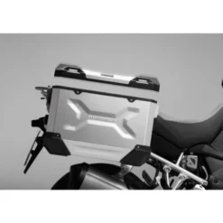 Valigia Laterale Sinistra Sw-Motech TRAX ADV L 45 Litri Alluminio Nero