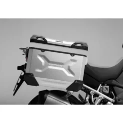Valigia Laterale Sinistra Sw-Motech TRAX ADV M 37 Litri Alluminio Nero