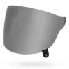 Visiera Bell Iridium Argento Con Tab Nero Per Caschi Bullit