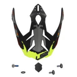 Visiera Spoiler Ls2 Explorer MX701 Matt H-V Yellow
