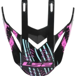 Visiera Spoiler Ls2 Fast Evo MX437 Black Fluo Pink