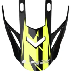 Visiera Spoiler Ls2 Fast Evo MX437 Black His Vis Yellow