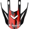 Visiera Spoiler Ls2 Fast Evo MX437 Black Red
