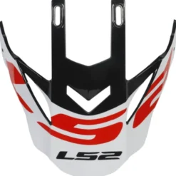Visiera Spoiler Ls2 Fast Evo MX437 Black White Red