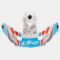 Visiera Spoiler Ls2 Per Casco Drifter OF606 Bianco Blu