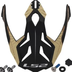 Visiera Spoiler Ls2 Per Casco Explorer MX701 Marrone Sabbia