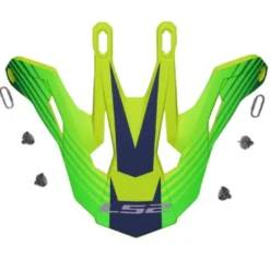 Visiera Spoiler Ls2 Per Casco Fast II MX708 Verde Giallo