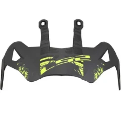 Visiera Spoiler Ls2 Per Casco Pioneer MX702 Giallo Nero Opaco