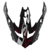 Visiera Spoiler Ls2 Subverter Evo MX700 Black Silver Titanium
