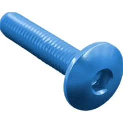 Vite Testa Bombata Erg. Cl 002 M5 L. 10 Testa D12 Ergal (7075 T6) Cobalto 002M5010COB Lightech