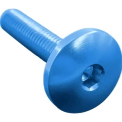 Vite Testa Bombata Erg. Cl 003 M8 L. 40 Testa D22 Ergal (7075 T6) Cobalto 003M8040COB Lightech