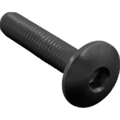 Vite Testa Bombata Erg. Cl 002 M8 L. 25 Testa D16 Ergal (7075 T6) Nero Lucido 002M8025NER Lightech