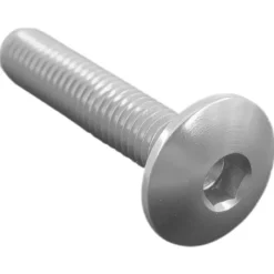 Vite Testa Bombata Erg. Cl 002 M4 L. 15 Testa D10 Ergal (7075 T6) Silver 002M4015SIL Lightech