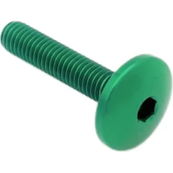Vite Testa Bombata Erg. Cl 003 M6 L. 15 Testa D17 Ergal (7075 T6) Verde 003M6015VER Lightech